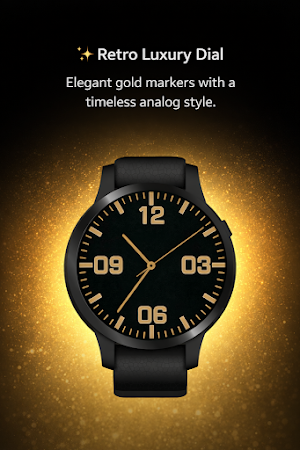 Luxury Retro Analog Watch Face Screenshot 1