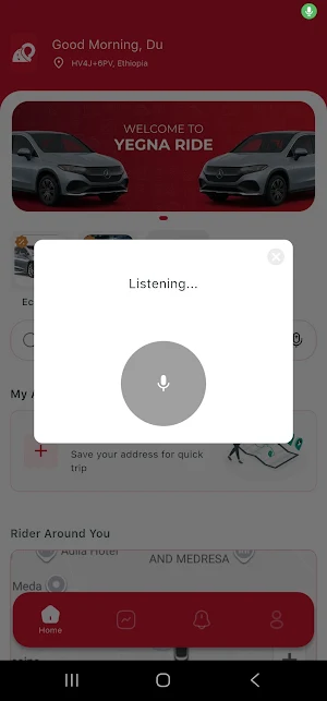 Yegna Ride Screenshot 2
