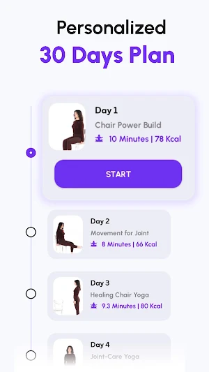 Chair Yoga for Seniors FreeFit Screenshot 0