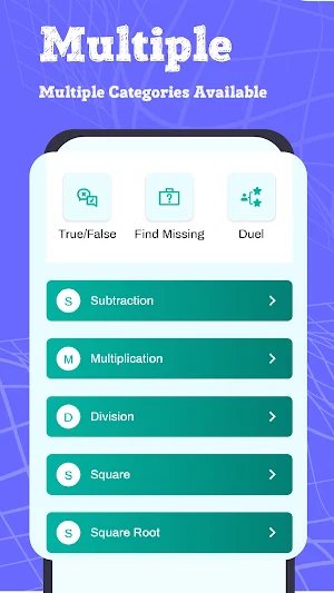 Brain Workout : Math Quiz Screenshot 1