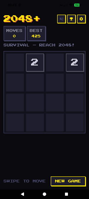 2048 Number Merge Puzzle Game Screenshot 1