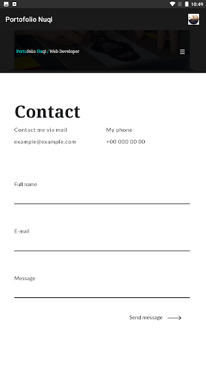 Portofolio Nuqi Screenshot 3