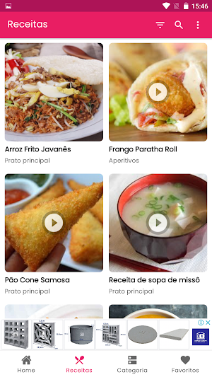 Receitas Deliciosa Screenshot 1