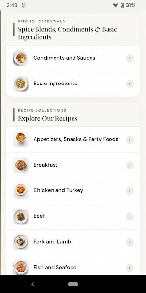 500 Low Sodium Recipes Screenshot 2