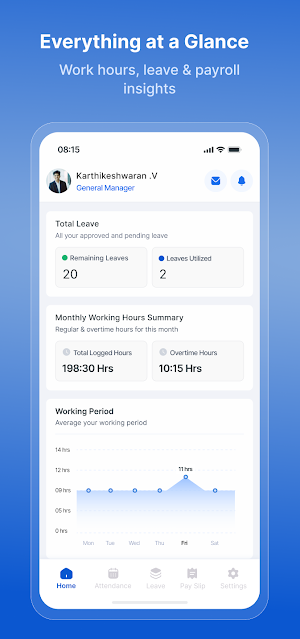 Shenll HRMS Screenshot 1