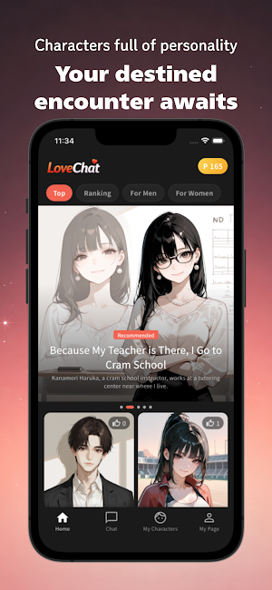 LoveChat - AI Boyfriend Dating Screenshot 2