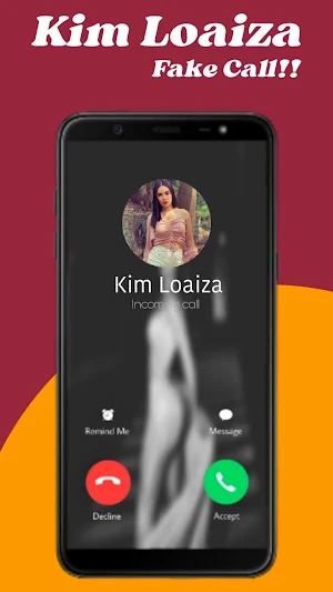 Kim Loaiza - Fake Video Call Screenshot 1