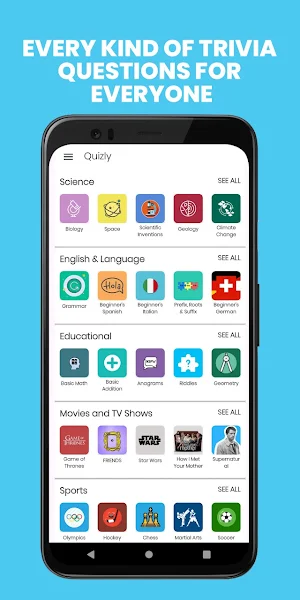Trivia Quiz Free General knowl Screenshot 0