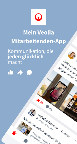 Mein Veolia Mitarbeitenden-App Screenshot 0