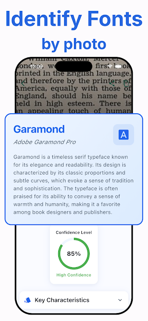 Font Identifier: AI Scan Screenshot 0
