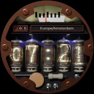 Nixie tube watch face 01 Screenshot 2