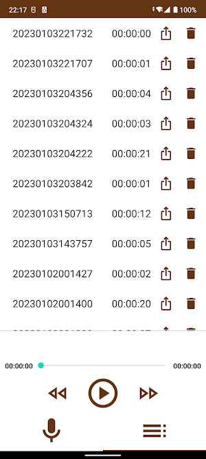 Simple Voice Recorder Screenshot 1