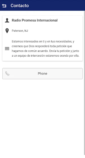 Radio Promesa Internacional Screenshot 1