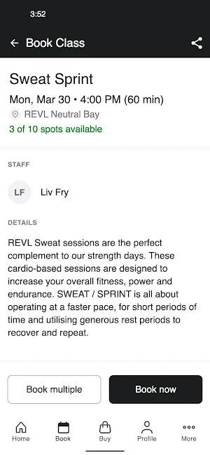 REVL Training Screenshot 2