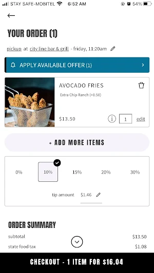 City Line Bar and Grill Screenshot 2