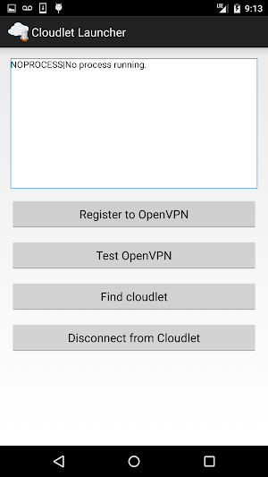 Cloudlet Launcher Screenshot 0