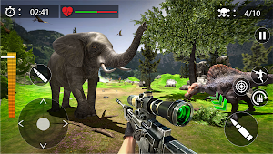 Wild Dino Hunting Jungle Shoot Screenshot 2