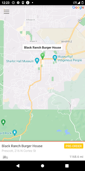 Black Ranch Burger House Screenshot 1