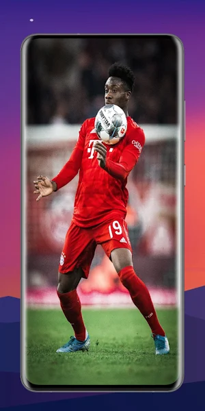 Alphonso Davies 4K Wallpaper Screenshot 1