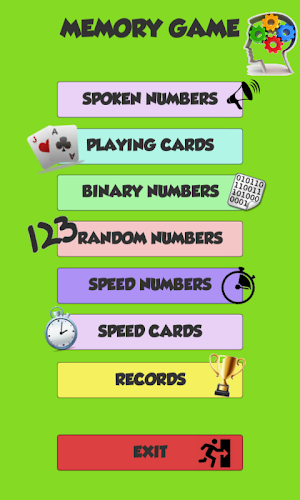 Memory Game Championship Screenshot 0