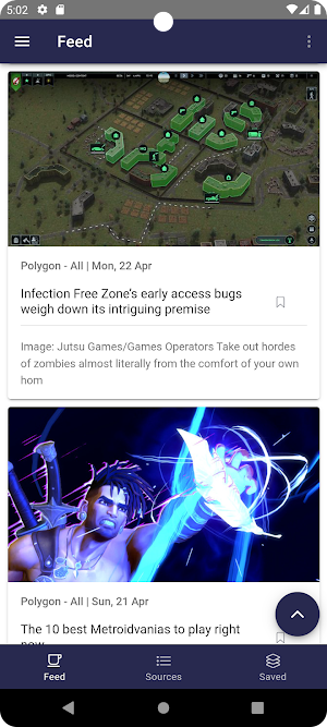 Just RSS - OSS RSS Reader Screenshot 0