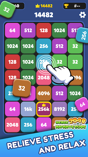 Merge 2048 Infinite Cube Screenshot 0