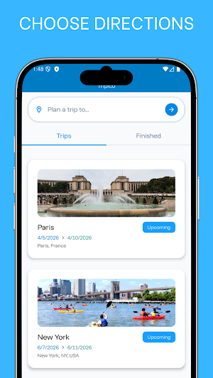 Tripico - Easy Trip Planner Screenshot 1