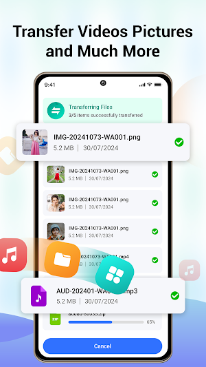 Data transfer - File transfer Screenshot 1