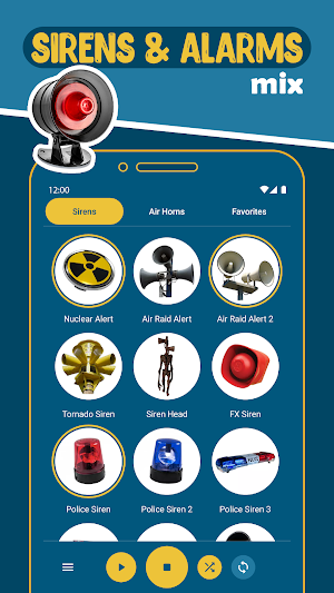 Sirens & Horns Sounds Prank Screenshot 0