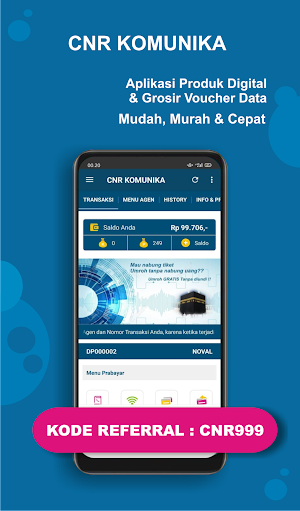 CNR KOMUNIKA : Aplikasi Pulsa Screenshot 0
