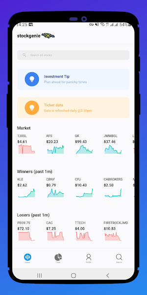 Stockgenie.jm | Jamaica Stocks Screenshot 0