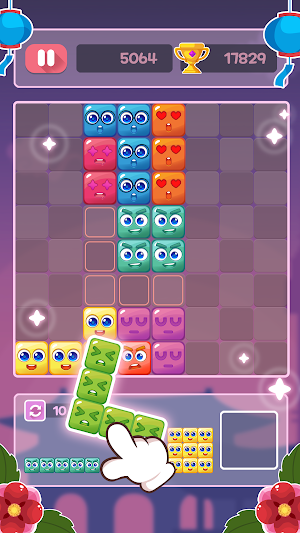 Cute Block Puzzle: Kawaii Game Screenshot 2