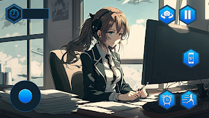 Anime Games: Office Girl Sim Screenshot 0