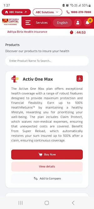 ABHI One Screenshot 1