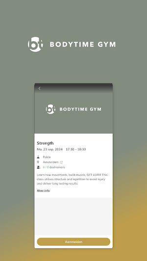 BodyTime Gym Screenshot 3