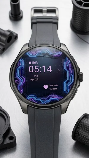Neon Circuit Flow Screenshot 0
