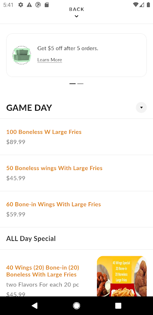 Wings N Side Screenshot 2