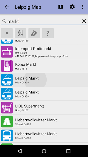 Leipzig Offline City Map Lite Screenshot 3