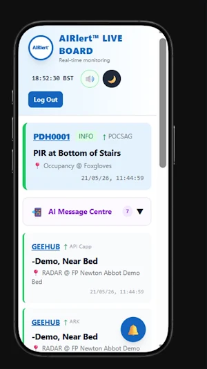 AIRlert LIVE Screenshot 0