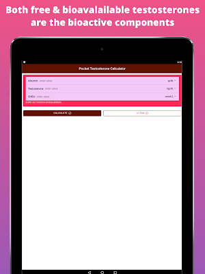 Testosterone Calculator Pro Screenshot 2