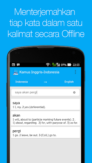 Kamus Inggris Offline Lengkap Screenshot 3