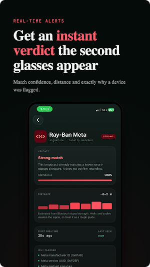 Smart Glasses Detector Scan Screenshot 1