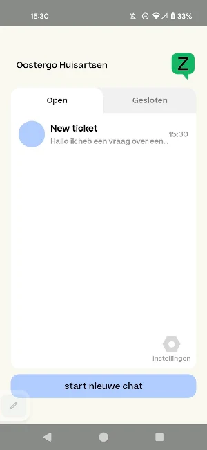 UwZorgChat Screenshot 3