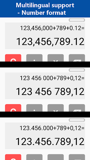Talking Calculator - Undo, Multilingual Screenshot 2