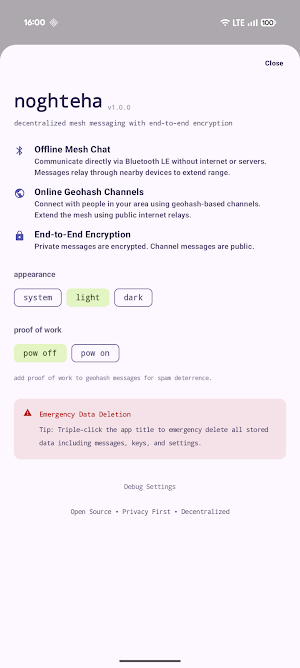 Noghteha - Mesh Messenger Screenshot 3