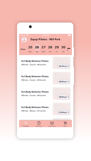 Equip Pilates Screenshot 1