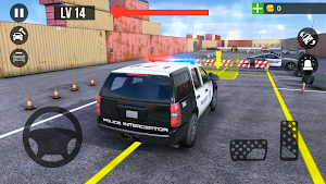 Police Car Parking Real Car Screenshot 3