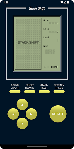 Stack Shift - Tetris Game Boy Screenshot 1