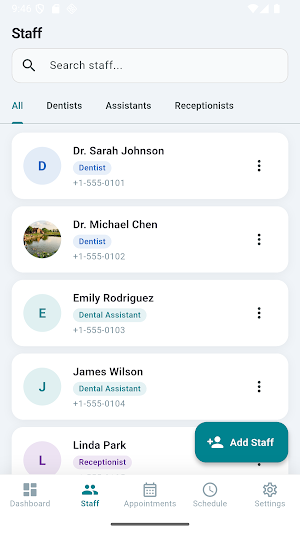 Dental Clinic Staff Pro Screenshot 1