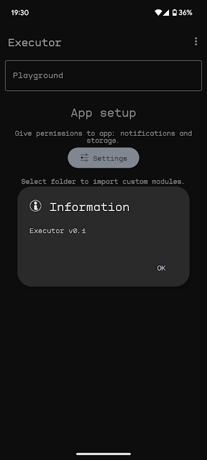 Executor Screenshot 1